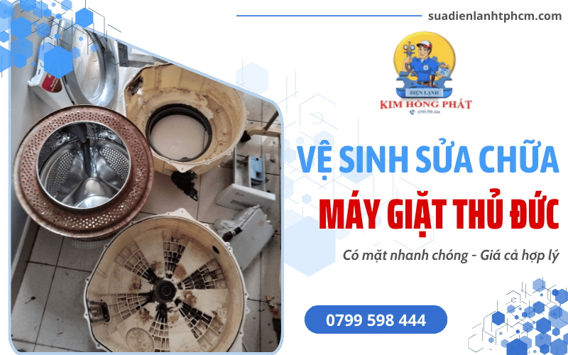 vệ sinh sửa chữa máy giặt Thủ Đức