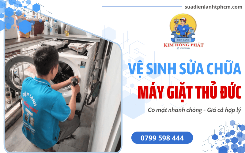vệ sinh sửa chữa máy giặt Thủ Đức